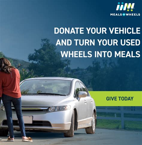meals on wheels car donation|Donate A Car To A Nonprofit .